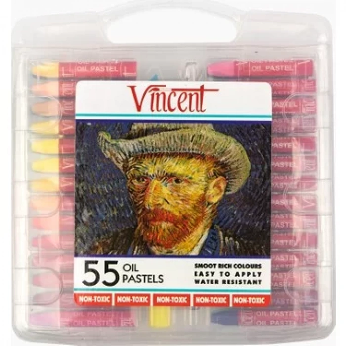 VİNCENT OIL PASTEL 55LI SET