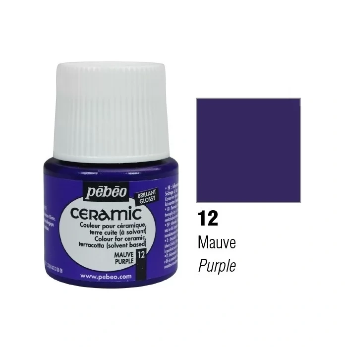 PEBEO 025*12 SERAMİK BOYASI 45 ML ŞİŞE Purple