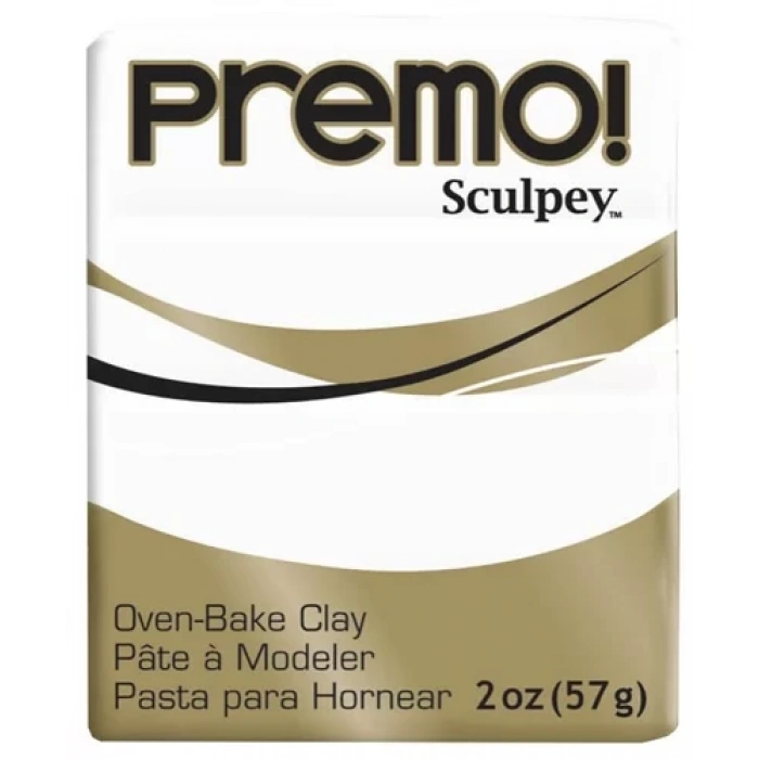 SCULPEY PREMO POLİMER KİL 57GR BEYAZ S-PE-5001