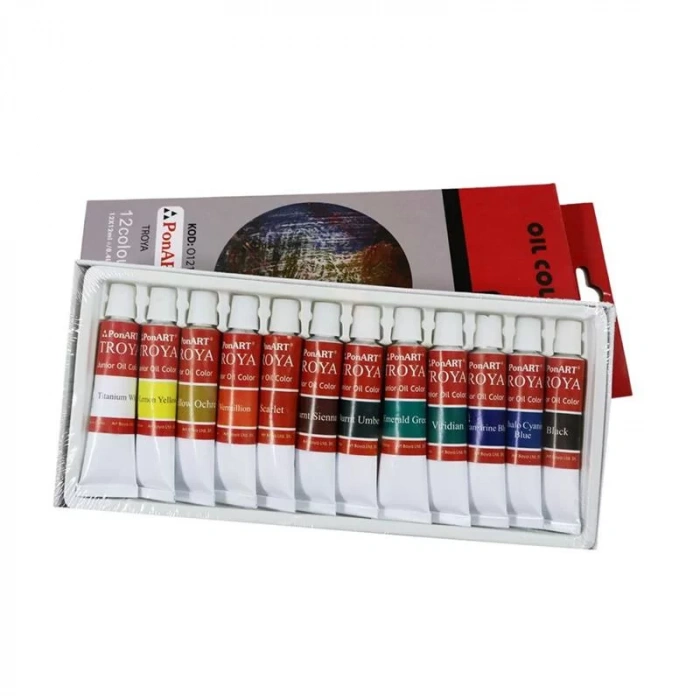 PONART YAĞLI BOYA SET 12 RENKX 12 ML PKTO-01212