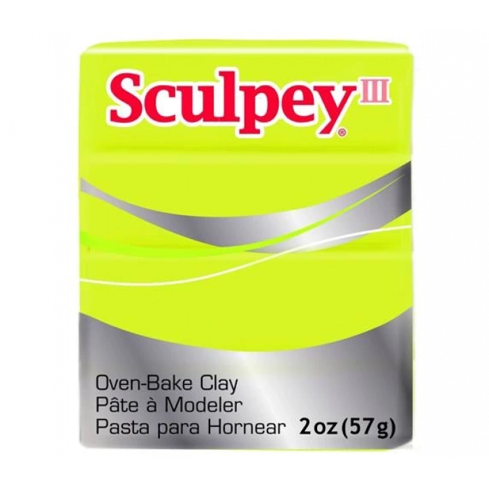 SCULPEY III POLİMER KİL ACİD YELLOW 57GR S-302534