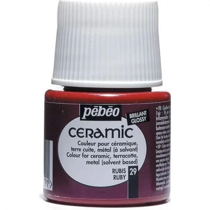 PEBEO 025*29 SERAMİK BOYASI 45 ML ŞİŞE Ruby