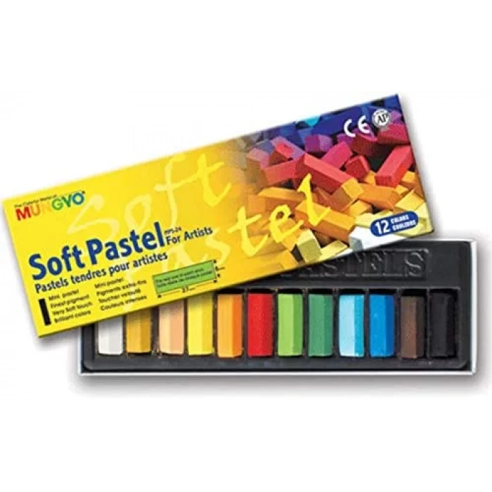 MUNGYO 1/2 KURU PASTEL 12 Lİ KARTON KUTU