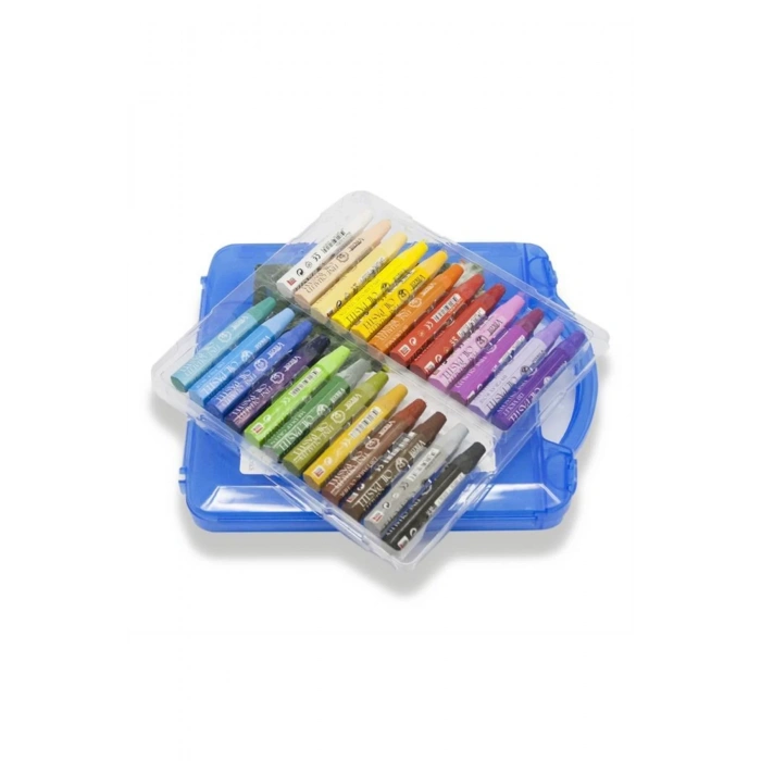 VİNCENT OIL PASTEL 24LU SET MAVI