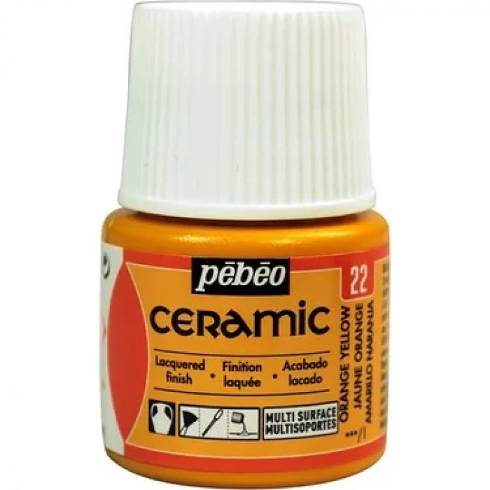 PEBEO 025*22 SERAMİK BOYASI 45 ML ŞİŞE Orange Yellow
