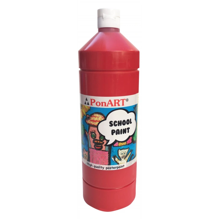 PONART SCHOOL PAİNT 250ML AÇIK KIRMIZI PSP250-2207