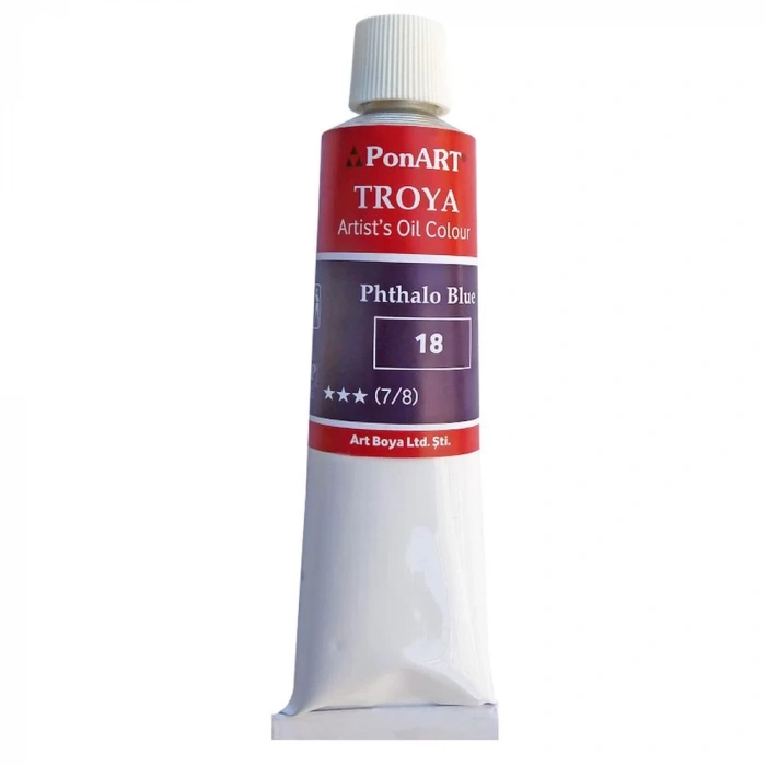 PONART TROYA YAĞLI BOYA PHTHALO MAVİ 170 ML PTYB170-18