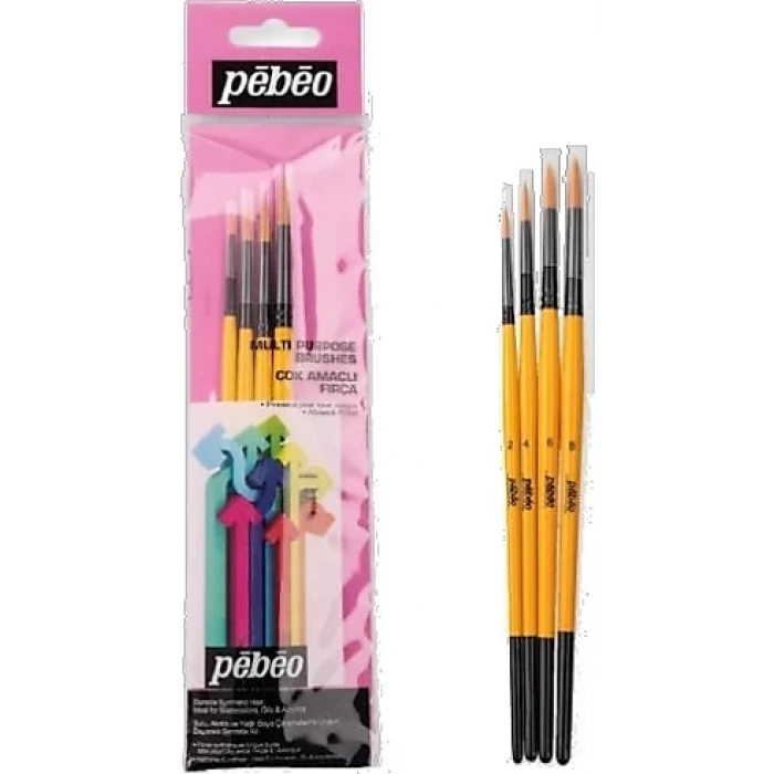 PEBEO 4LÜ SULUBOYA FIRÇA SETİ - NO: 1 3 5 7 SET-1