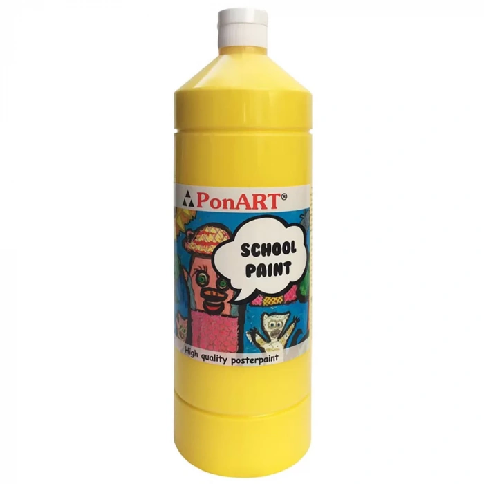 PONART SCHOOL PAİNT 1.000Ml. SARI PSP1000-2202