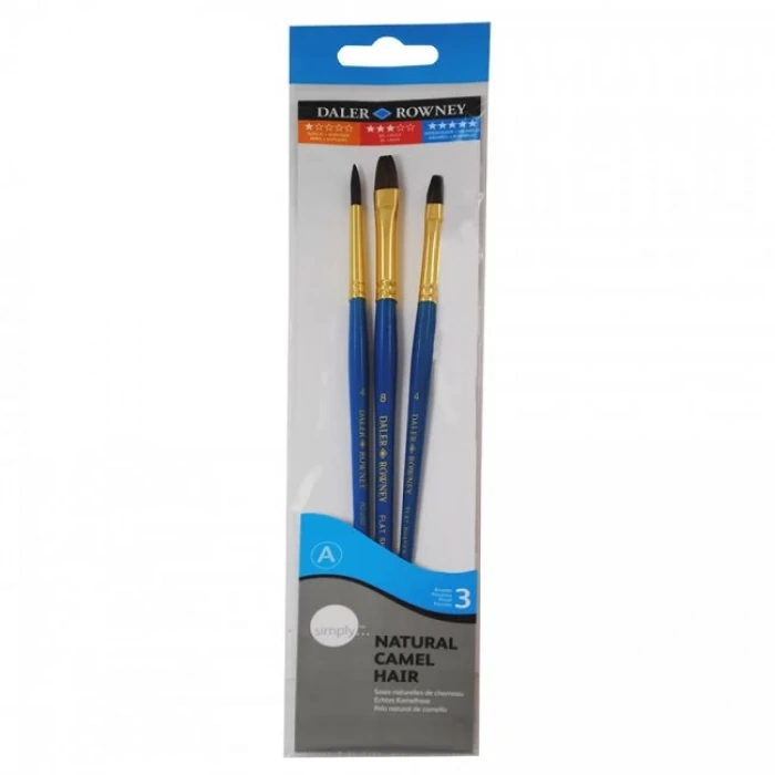 CAMEL HAIR SHORT HANDLED 3PC*2