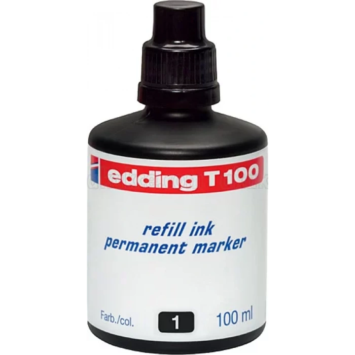 EDDİNG MÜREKKEP 100 ML SİYAH (E-T100)