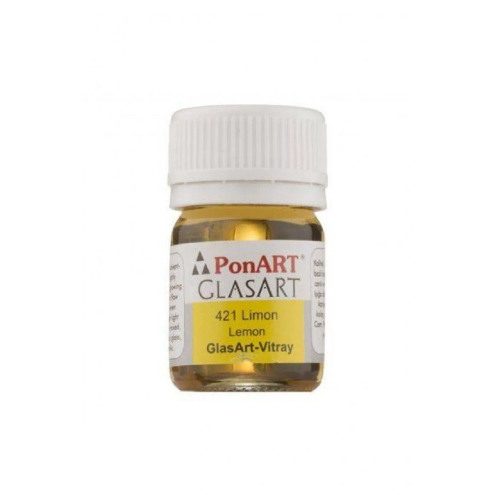 PONART GLASS ART 20 ML LİMON SARI PGA20-421