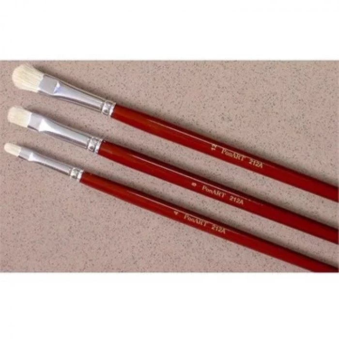 PONART 212A-6 KEDİ DİLİ YUVARLAK KIL FIRÇA PF212-A-6