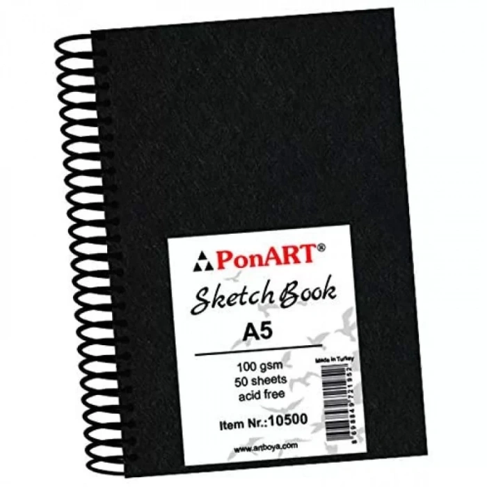 PONART SKECTH BOOK 100GR A5 50 YAPRAK PHM-10-500