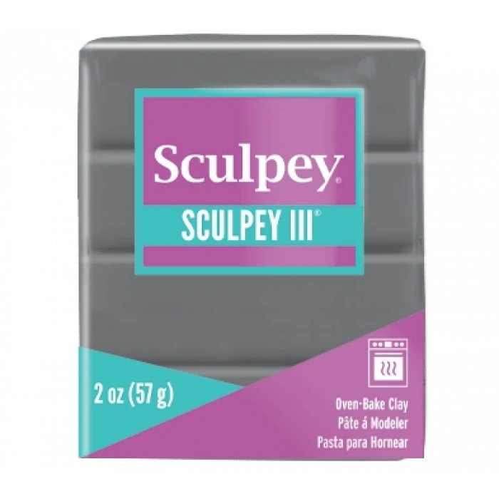 SCULPEY III POLİMER KİL FİL GRİSİ 57GR S-3021645