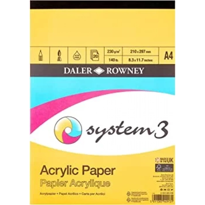 SYSTEM 3 ACRYLIC PAD A4