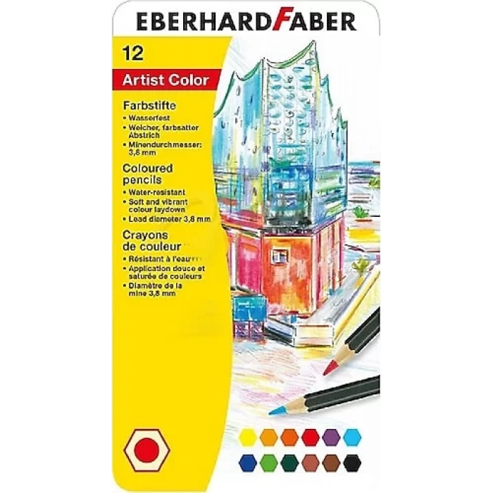 EF COLOURED PENCILS ARTIST COLOR 12Lİ 516112