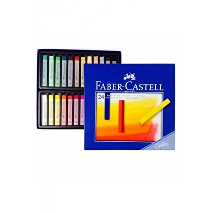 FABER-CASTELL CREATİVE STUDİO TOZ PASTEL 24 RENK TAM BOY 128324
