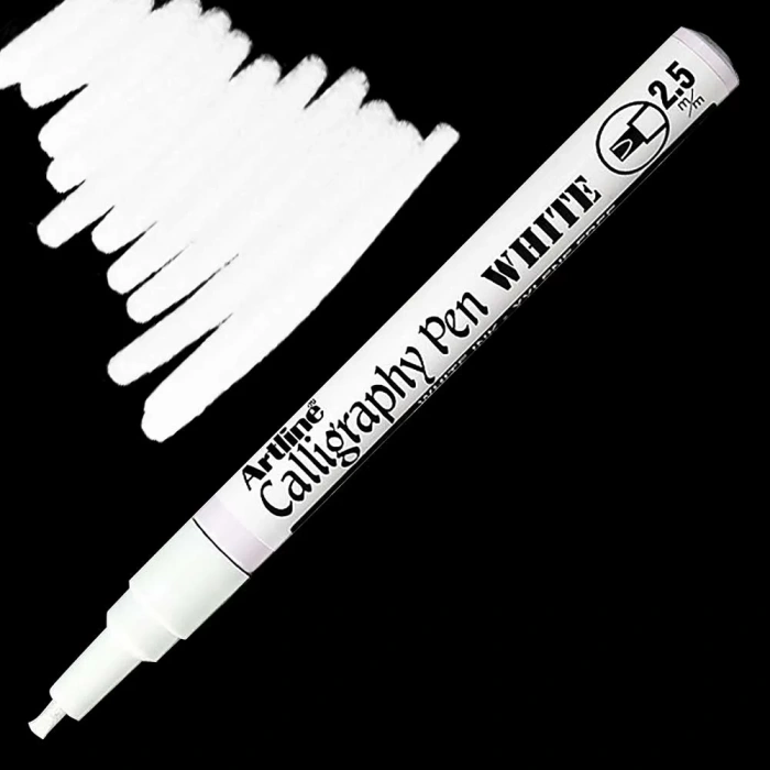 ARTLİNE 993 WHİTE CALLİGRAPHY METALLİC MARKER LV-A-EK-993XF WHITE