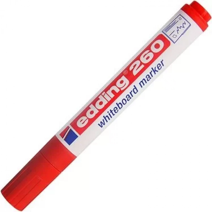 EDDİNG BEYAZ TAHTA KALEMİ KIRMIZI (E-260)