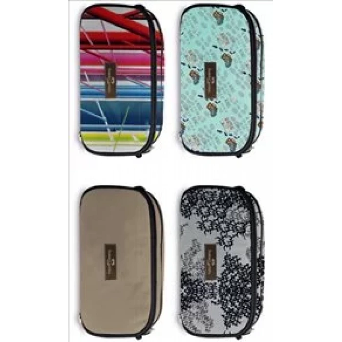 FABER-CASTELL EXTRA SPACE KALEM ÇANTASI MSÜ DESEN 12Lİ  191809