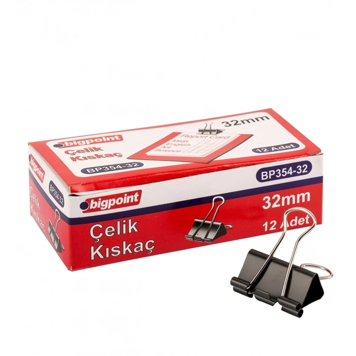 BİGPOİNT ÇELİK KISKAÇ 32 MM BP354-32