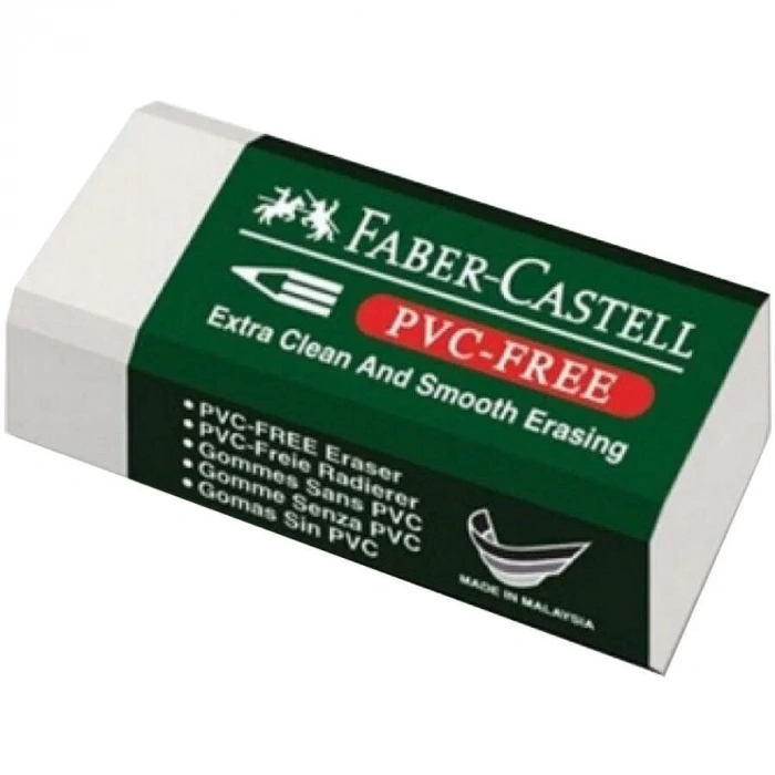 FABER-CASTELL 7085/30 BEYAZ SİLGİ PVC-FREE 188530