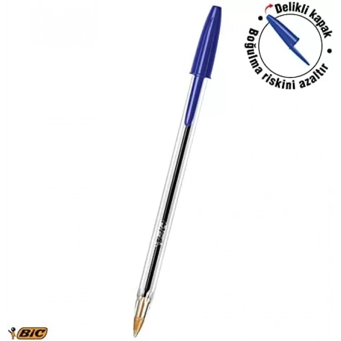 BİC CRISTAL MEDIUM TÜKENMEZ KALEM 50Lİ KUTU MAVİ
