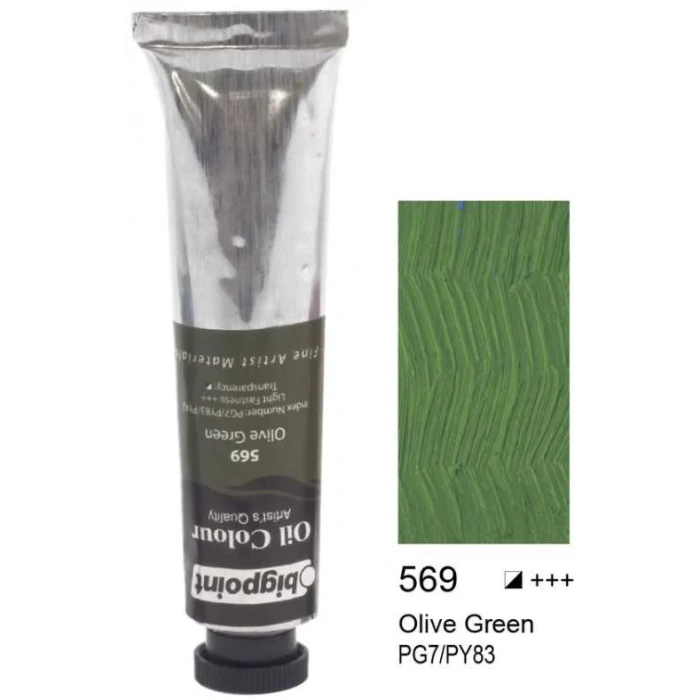 BİGPOİNT YAĞLI BOYA 200 ML OLİVE GREEN 569 BPPO200A-569