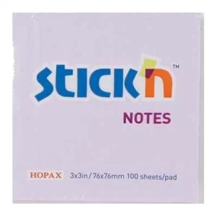 POSTİT STICKN 76X76 PASTEL LİLA 100YP 2140300