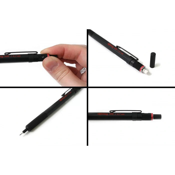 ROTRİNG 500 MEKANİK KURŞUN KALEM SİYAH 0.7 MM 1904727