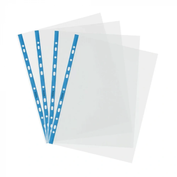 LEİTZ POŞET DOSYA KRİSTAL 90 MİK. (100 ADET)  MAVİ 47001035