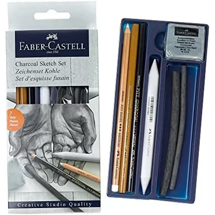 FABER-CASTELL KÖMÜR SKETCH SETİ 114002