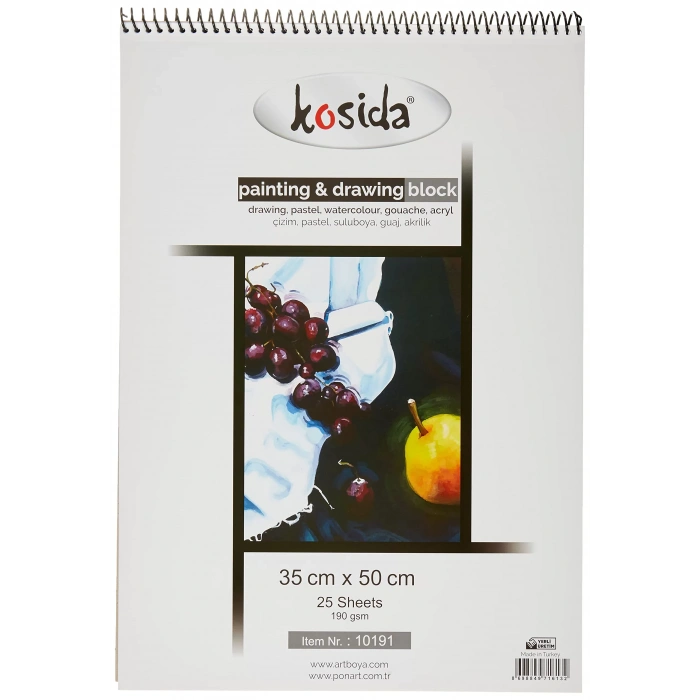 KOSİDA PAİNTİNG&DRAWİNG BLOCK 35X50CM 25 YAPRAK KHM-10-191