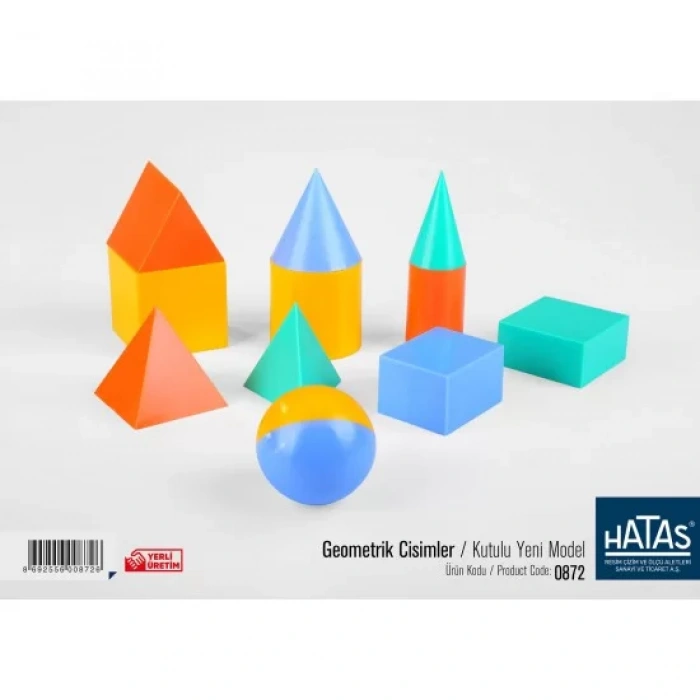 HATAS 0872 GEOMETRİK CİSİMLER ( Yeni Model - Kutulu )