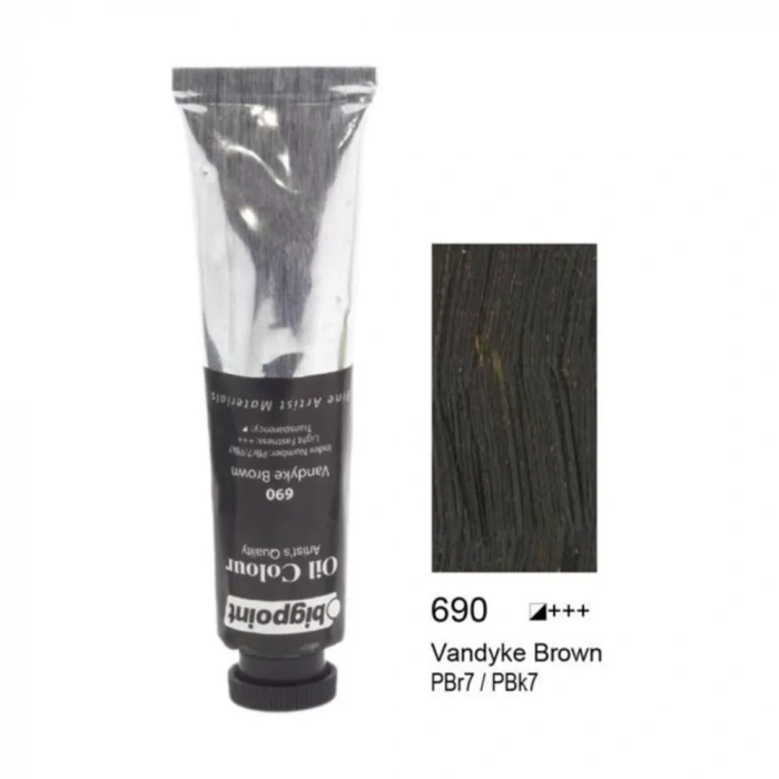 BİGPOİNT YAĞLI BOYA 45 ML VANDYKE BROWN 690 BPPO0645A-690