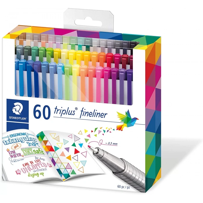 STAEDTLER 334 C60 TRIPLUS FINELINER 0.3 MM 60LI TST334C60000000A