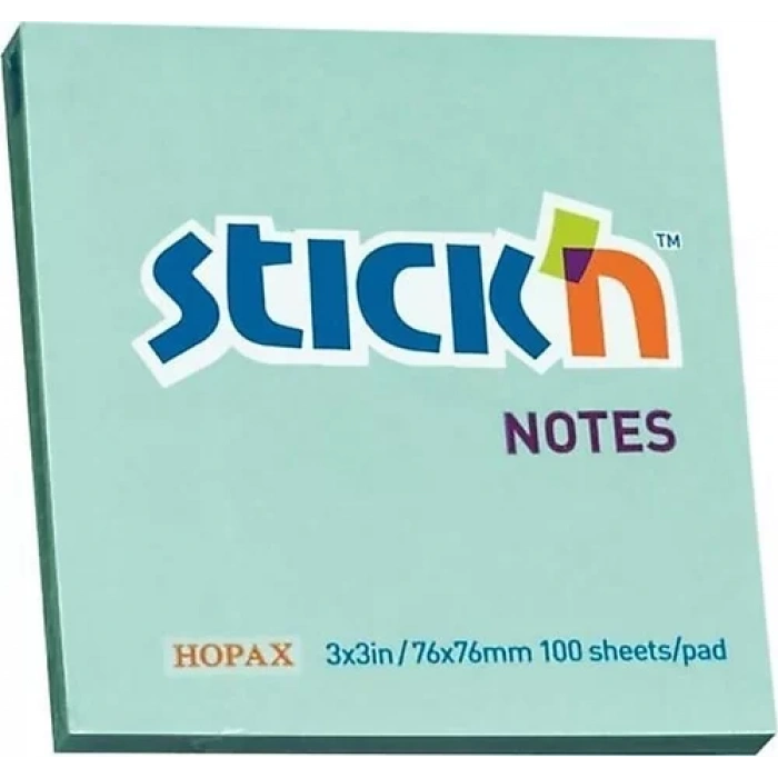 POSTİT STICKN 76X76 PASTEL MAVİ 100YP 2114900