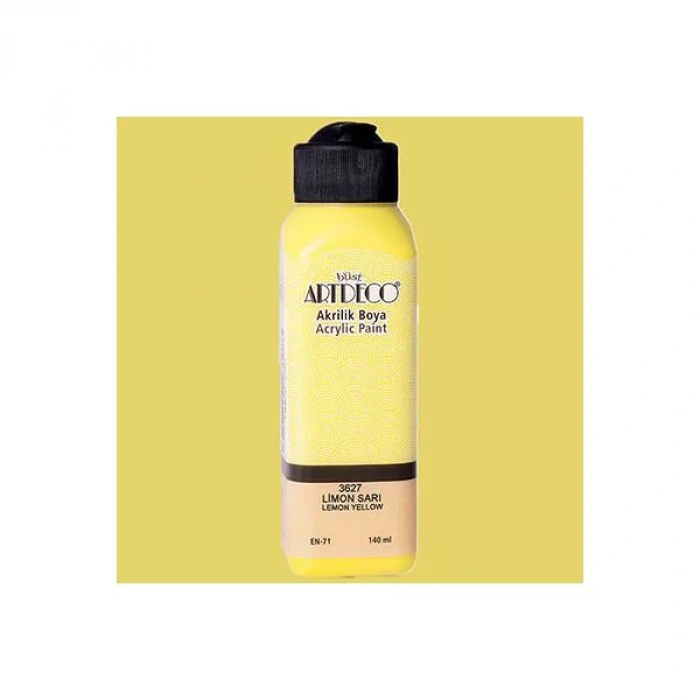 ARTDECO AKRİLİK BOYA 140ML LİMON SARI 3627 LV-Y-070R-3627