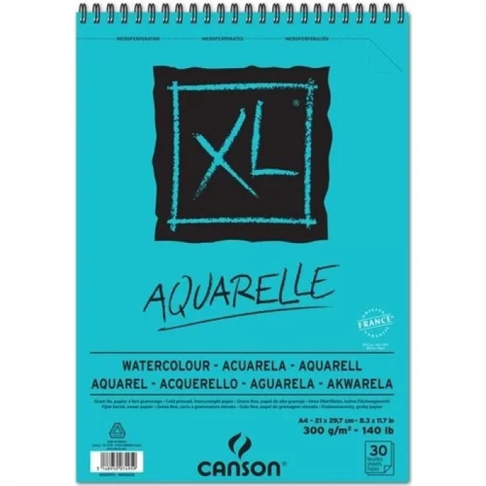 CANSON XL SULU BOYA SPİRALLİ  BLOK SPP CANXL AQUARELLE 20S A5 300G 400082843