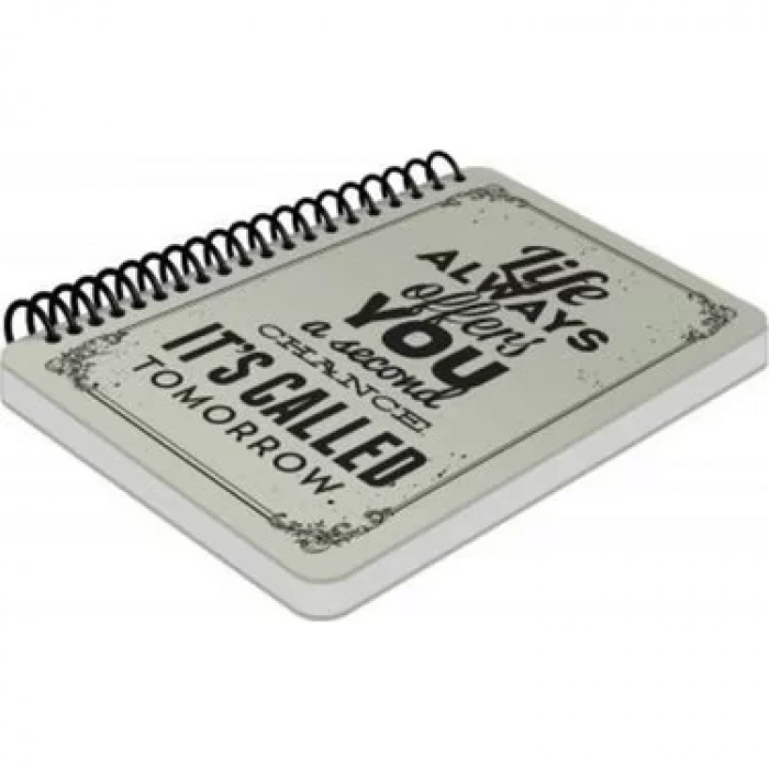 DEFFTER RAW GREY - BEST 14*215 SERT KAPAK SPİRALLİ 60