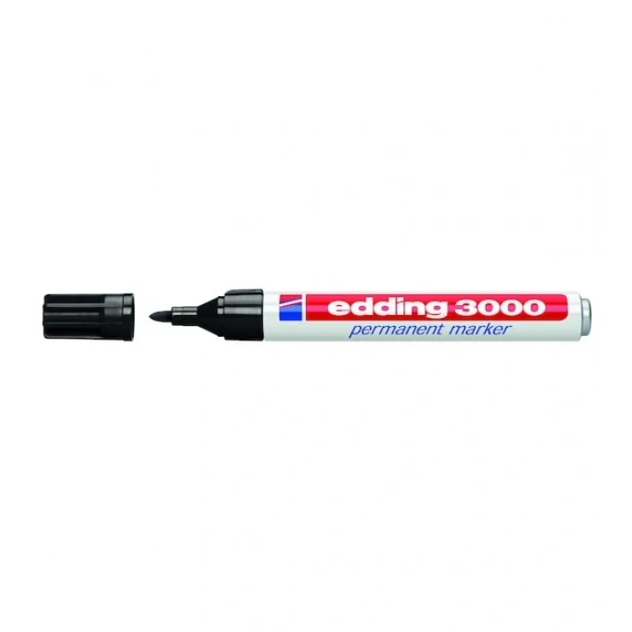 EDDİNG PERMANENT MARKOR SİYAH (E-3000)