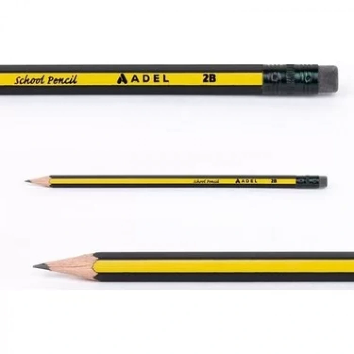 ADEL KURŞUN KALEM SCHOOL PENCİL 2B SİLGİLİ 2135000