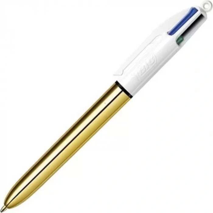 BİC 4 COLOURS SHINE ALTIN GÖVDE TÜKENMEZ KALEM