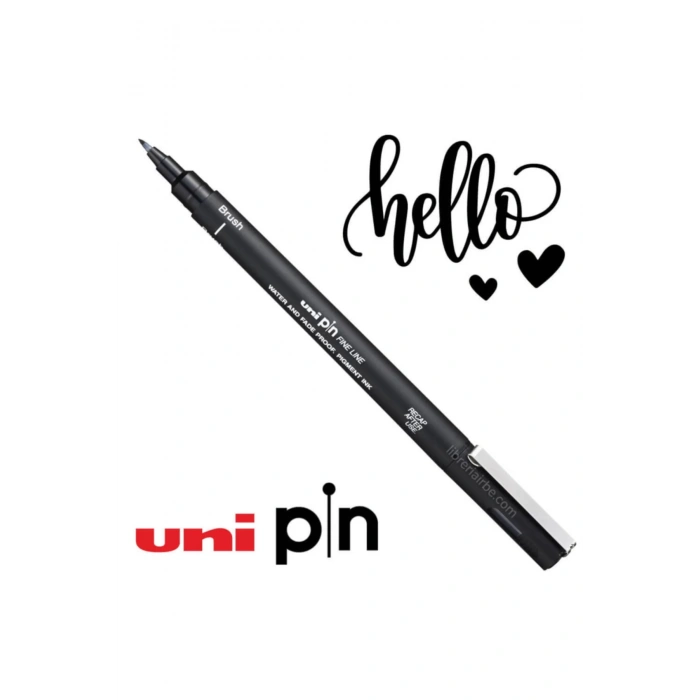 UNİ PİN 0.5 FİNE LİNE AKRİLİK UÇLU KALEM SİYAH PIN05-200