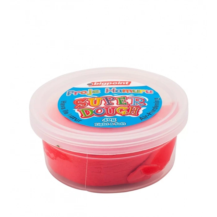 BİGPOİNT PROJE HAMURU 40 GRAM KIRMIZI BP764-25