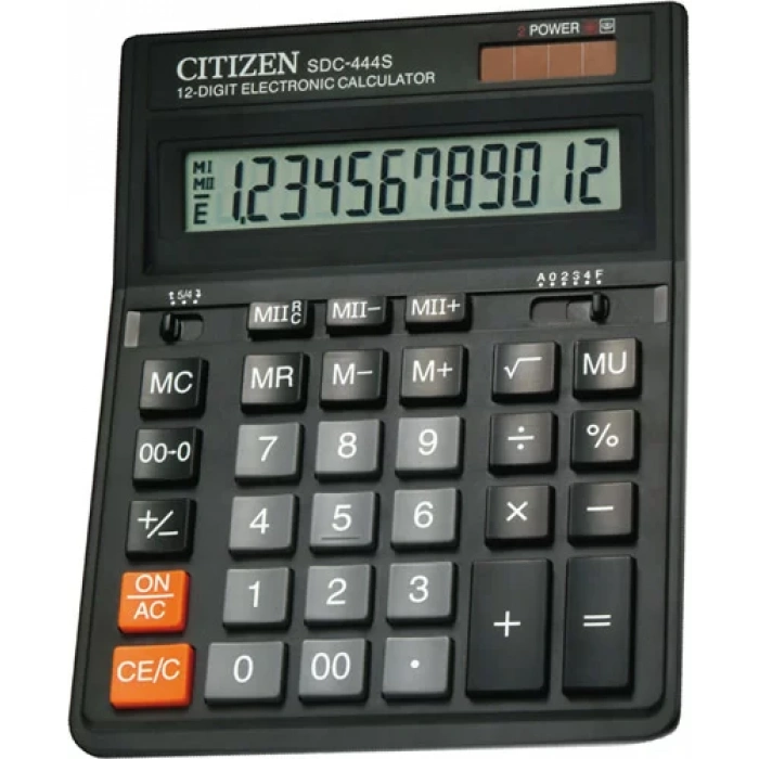 CITIZEN SDC-444S BÜYÜK HESAP MAKİNESİ