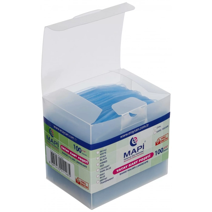 MAPİ-PVC.POŞET.OVAL.ŞER.ŞEFF. 100 AD. 9101002