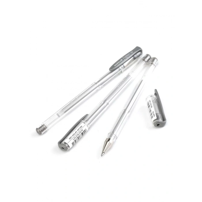 UNİBALL SIGNO FİNE 0.8 JEL KALEM GÜMÜŞ UM-100