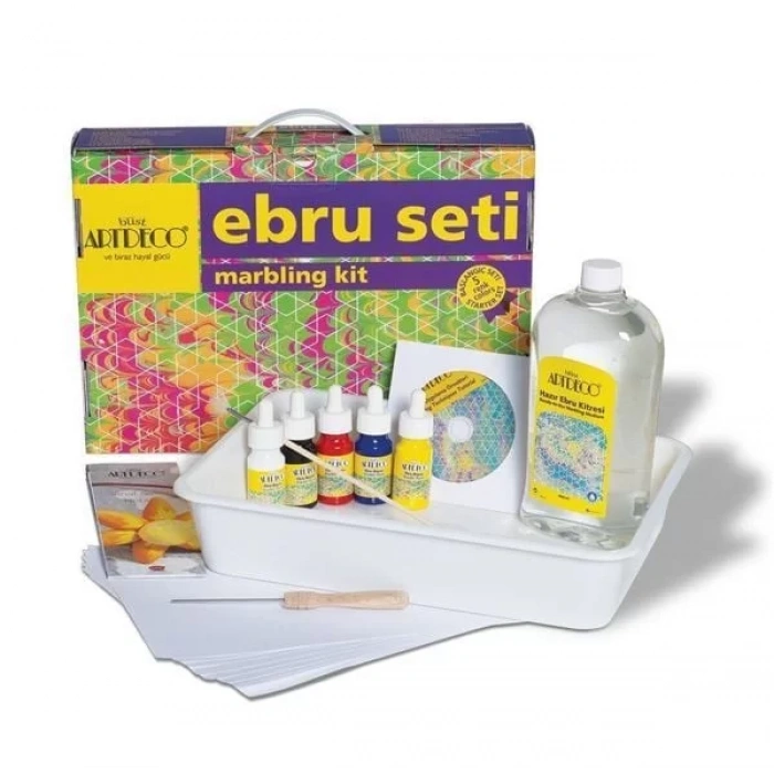 ARTDECO EBRU BAŞLANGIÇ SETİ 5 RENK LV-Y-016-ES2